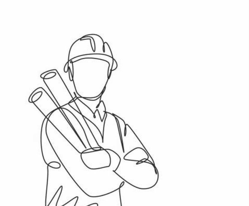 Surveyor illustration left